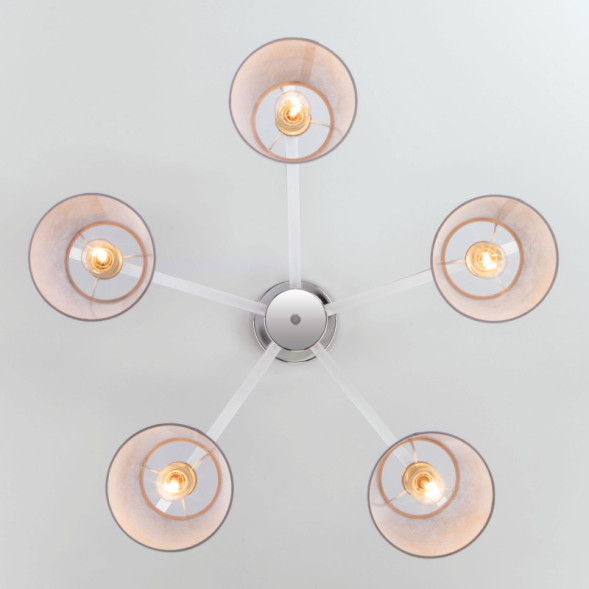 Люстра на штанге Eurosvet ALICANTE 60082/5 хром