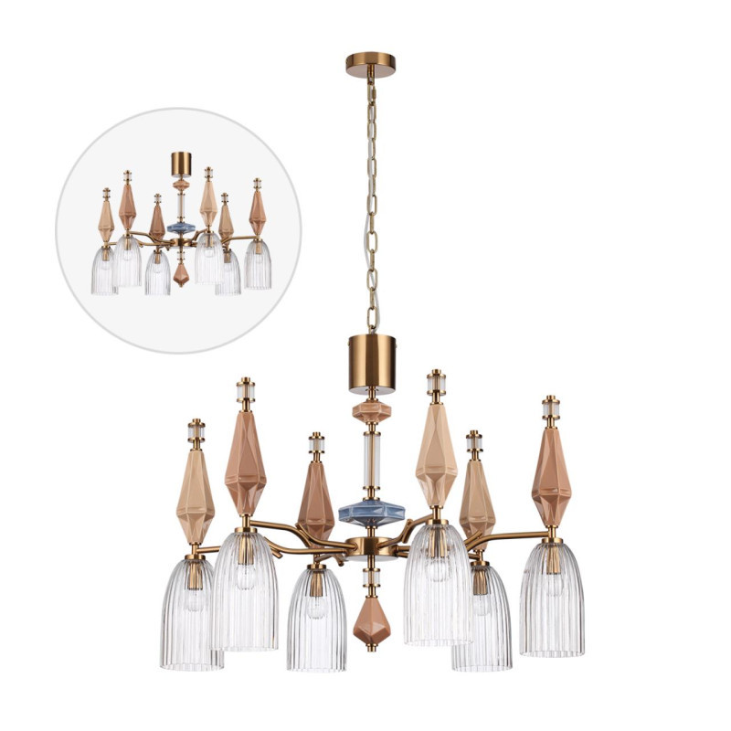 Подвесная люстра 5414/6 Odeon Light Terra