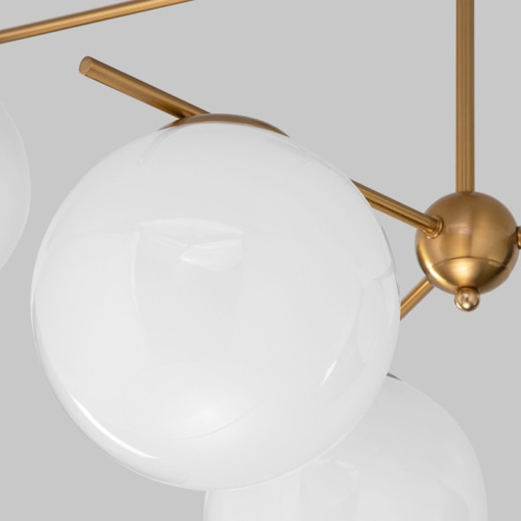 Люстра на штанге Eurosvet MARBELLA 60147/6 латунь