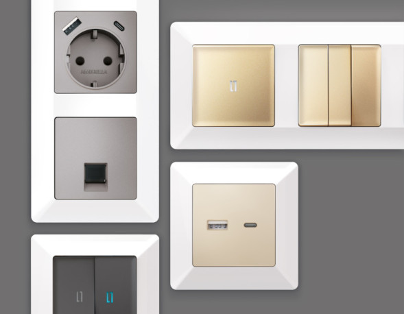 Рамка Ambrella Volt AF110101 ALFA Line