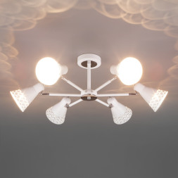 Люстра на штанге Eurosvet Trina 70100/6 белый