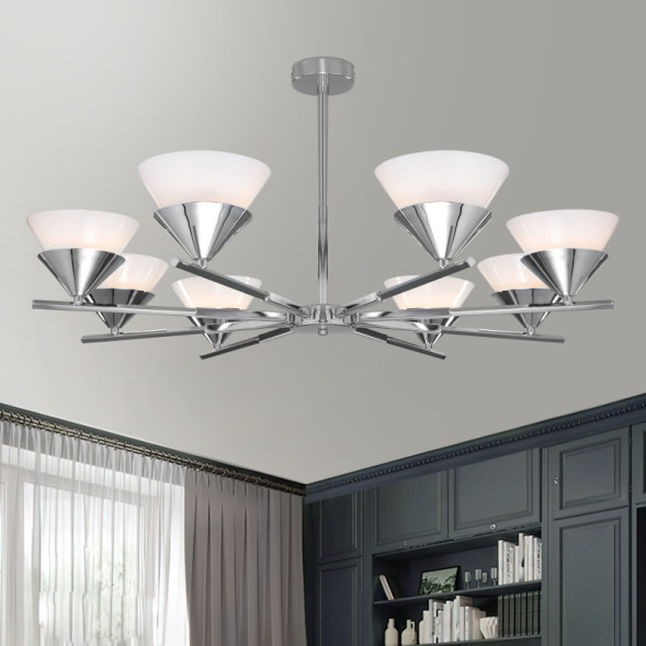 Люстра на штанге Eurosvet Rylee 70138/8 хром