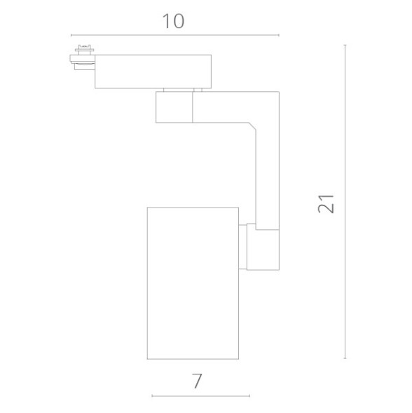 Светодиодный трековый светильник ARTE Lamp TRACCIA A2320PL-1WH