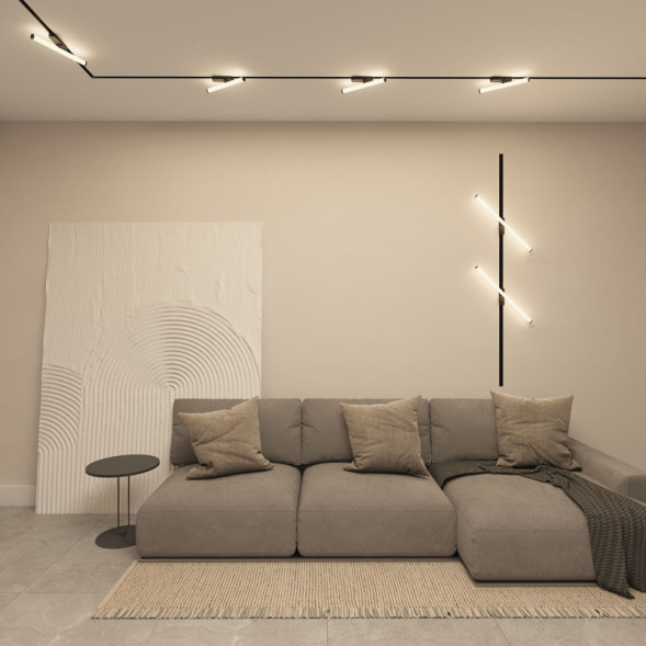 Светодиодный трековый светильник Denkirs Strom DK6648-BK