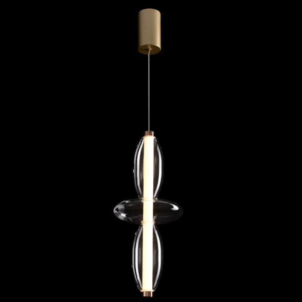 Подвесной светильник Crystal Lux QUASAR SP14W LED TRANSPARENT QUASAR