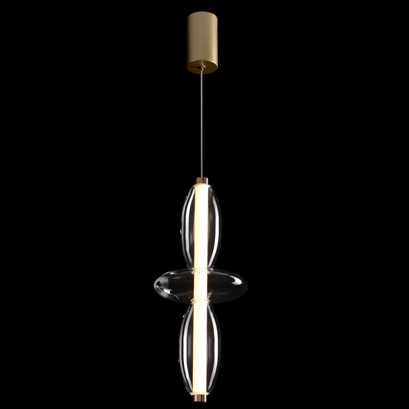 Подвесной светильник Crystal Lux QUASAR SP14W LED TRANSPARENT QUASAR