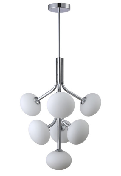 Люстра на штанге Crystal Lux Alicia ALICIA SP7 CHROME/WHITE