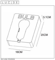 Бра LUCIDE DWIGHT 35212/01/41