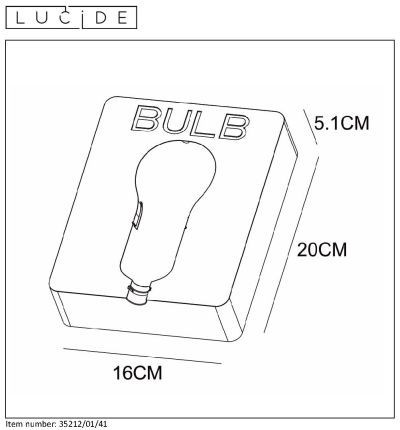 Бра LUCIDE DWIGHT 35212/01/41