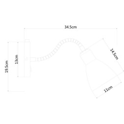 Бра ARTE Lamp DORM A1408AP-1AB