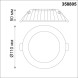 Встраиваемый точечный светильник Novotech Gesso 358805