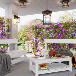 Накладной уличный светильник Odeon Light Virta 4044/1C