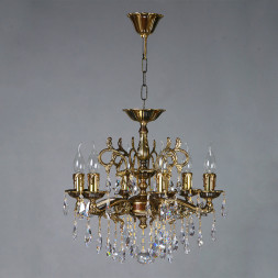 Подвесная люстра AMBIENTE by BRIZZI LEON 2128/6 PB Tear Drop