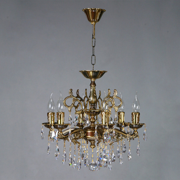 Подвесная люстра AMBIENTE by BRIZZI LEON 2128/6 PB Tear Drop