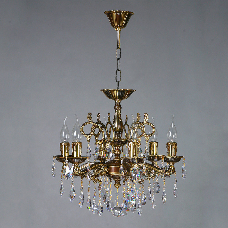 Подвесная люстра AMBIENTE by BRIZZI LEON 2128/6 PB Tear Drop