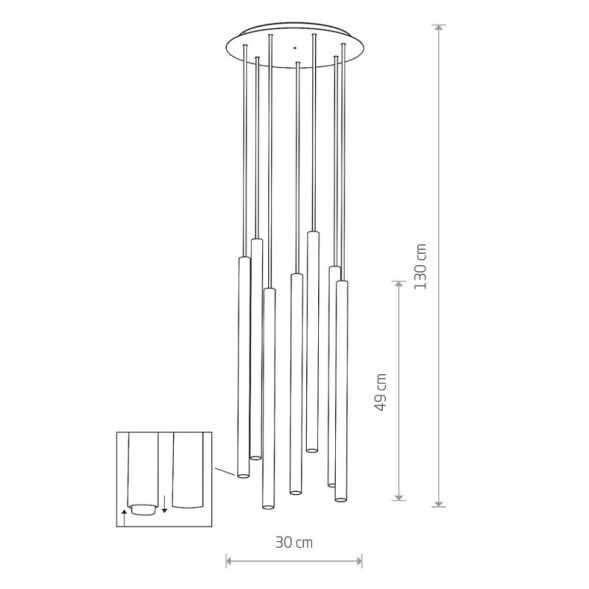 Подвесной светильник Nowodvorski LASER 8921