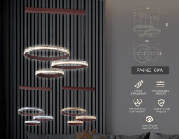 Каскадная люстра Ambrella Light ACRYLICA FA6162