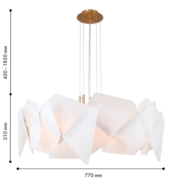 Подвесная люстра 4725-8P Favourite Lanvin