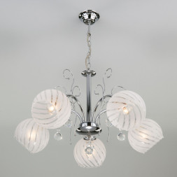 Подвесная люстра Eurosvet LOTOS 30002/5 хром