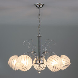 Подвесная люстра Eurosvet LOTOS 30002/5 хром