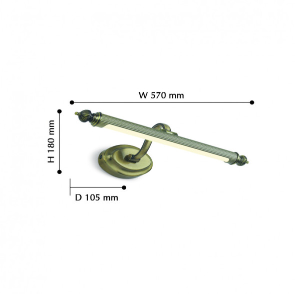 Светильник для картин и зеркал Favourite Artifex 2435-1W
