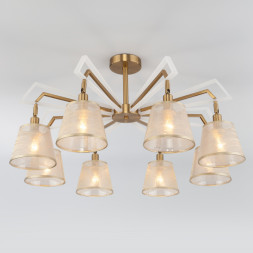 Люстра на штанге Eurosvet ALICANTE 60082/8 золотая бронза