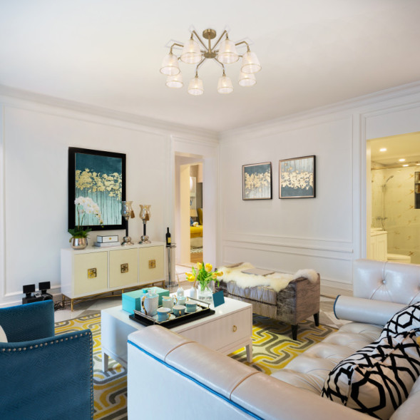 Люстра на штанге Eurosvet ALICANTE 60082/8 золотая бронза