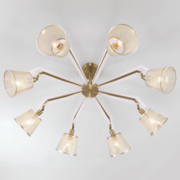 Люстра на штанге Eurosvet ALICANTE 60082/8 золотая бронза