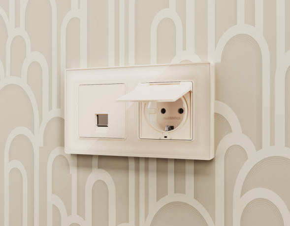 Рамка Ambrella Volt AF580302 ALFA Arctic