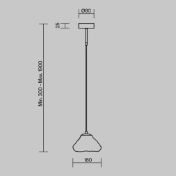 Подвесной светильник Freya FR5488PL-01CH Eatery