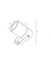 Накладной уличный светильник ARTE Lamp MISTERO A3303AL-1BK