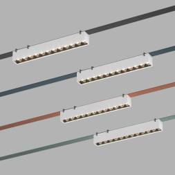 Светодиодный трековый светильник Denkirs BELTY GRILL DK5571-WB