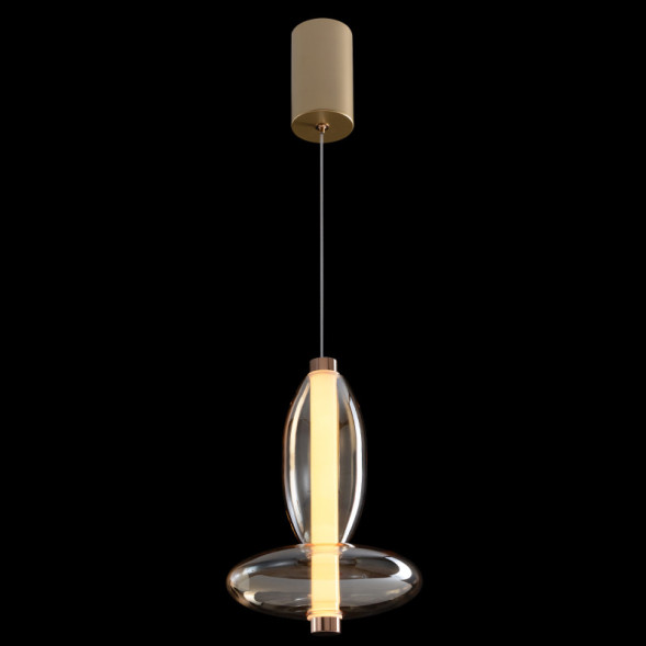 Подвесной светильник Crystal Lux QUASAR SP7W LED AMBER QUASAR