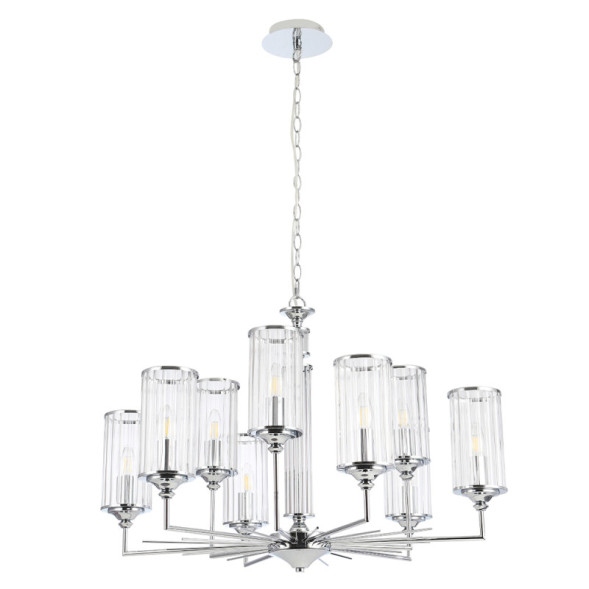 Подвесная люстра Crystal Lux Gloria GLORIA SP9 CHROME