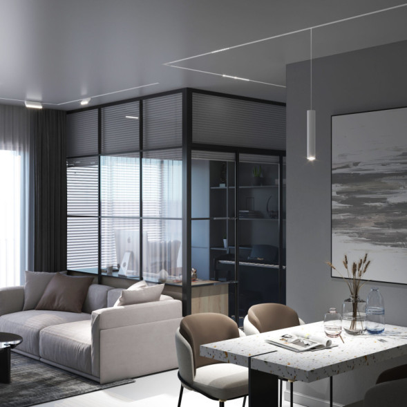 Трековый светильник Elektrostandard Slim Magnetic HL02 12W 4200K (