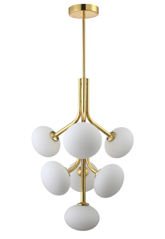 Люстра на штанге Crystal Lux Alicia ALICIA SP7 GOLD/WHITE