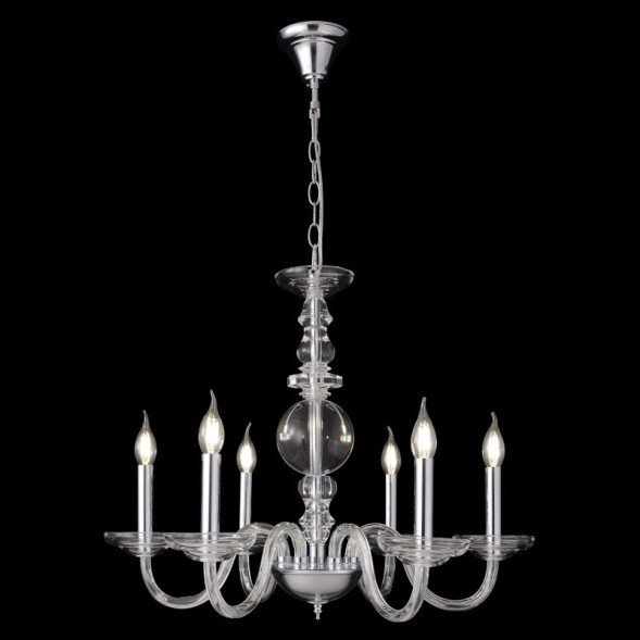 Подвесная люстра Crystal Lux ARABESQUE ARABESQUE SP6 CHROME