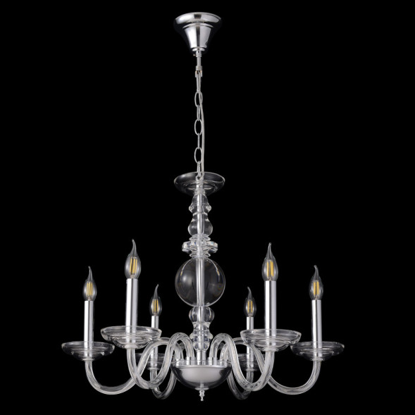 Подвесная люстра Crystal Lux ARABESQUE ARABESQUE SP6 CHROME