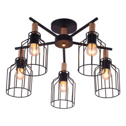 Люстра на штанге Escada TEXAS 469/5PL Black