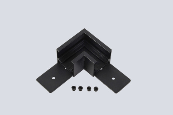 Соединитель для шинопровода Crystal Lux Crystal Lux магнитный SPACE EASY черный CLT 0.214 04 BL