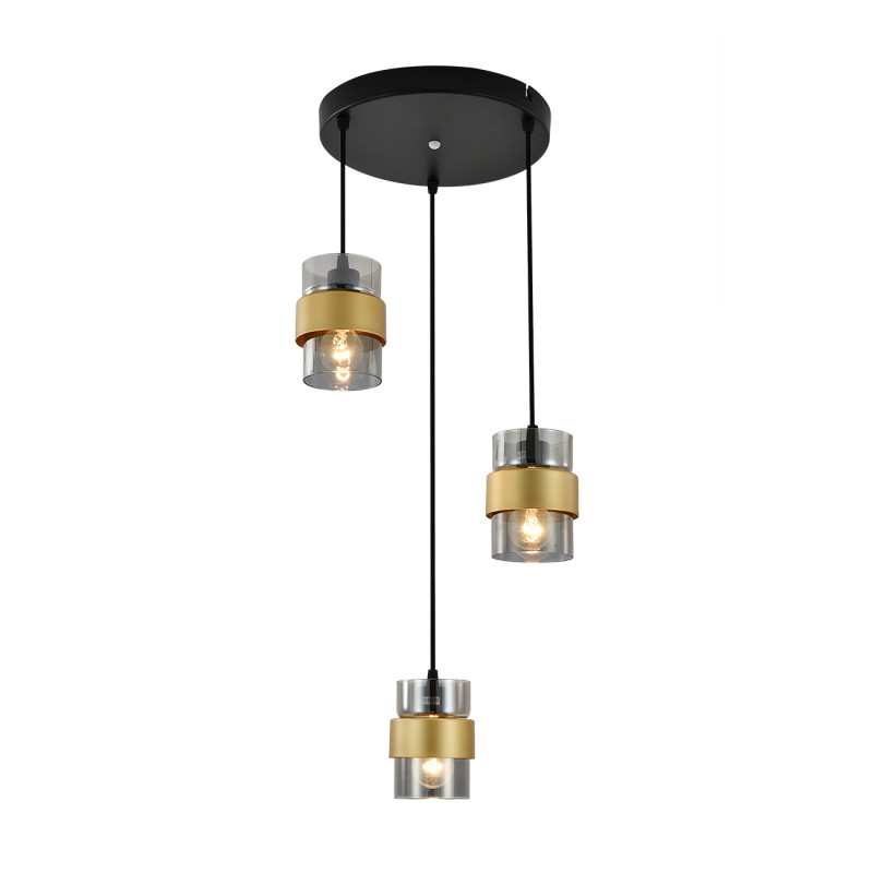Каскадная люстра Escada HURRICANE 1139/3S Black/Gold