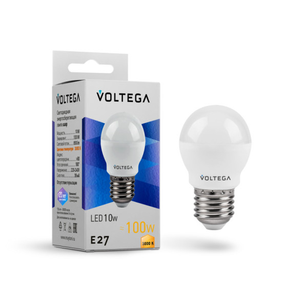Светодиодная лампа Voltega 7232 Globe 10W