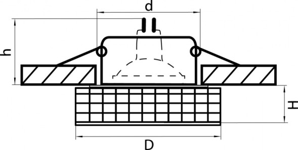 Встраиваемый точечный светильник Lightstar Faceto 006350