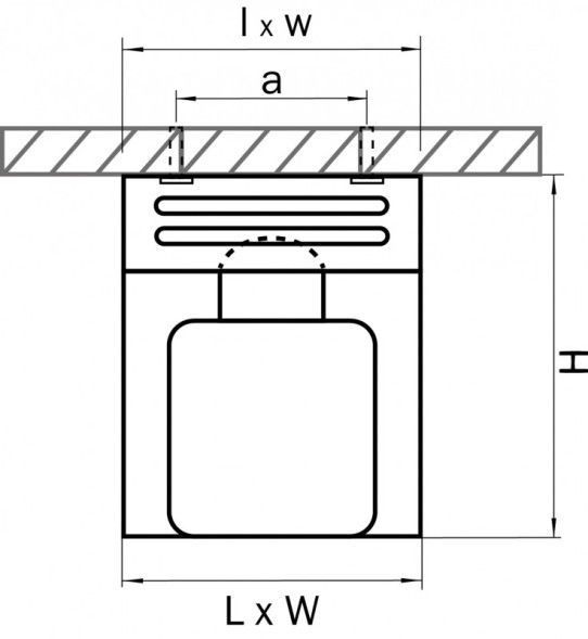 Накладной точечный светильник Lightstar Alta qube 104010