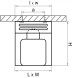 Накладной точечный светильник Lightstar Alta qube 104010