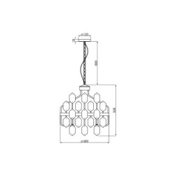 Подвесная люстра Vele Luce POLARIS VL4153P26