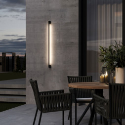 Уличный настенный светильник Elektrostandard 35121/D черный