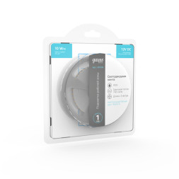 Лента Gauss Basic LED 2835/120 BT038 30W 12V 700lm белый (дневной) IP20