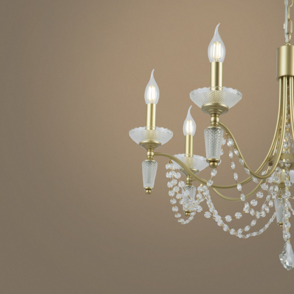 Подвесная люстра Freya ZOE FR2009PL-07G