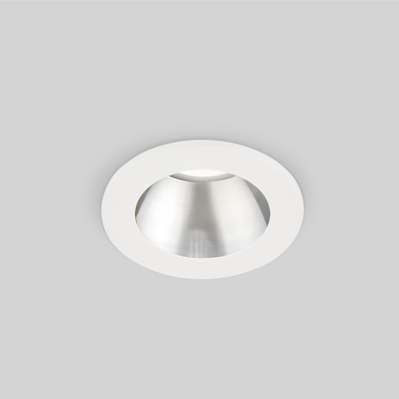 Встраиваемый точечный светильник Elektrostandard 25023/LED 7W 4200K WH/SL белый/серебро